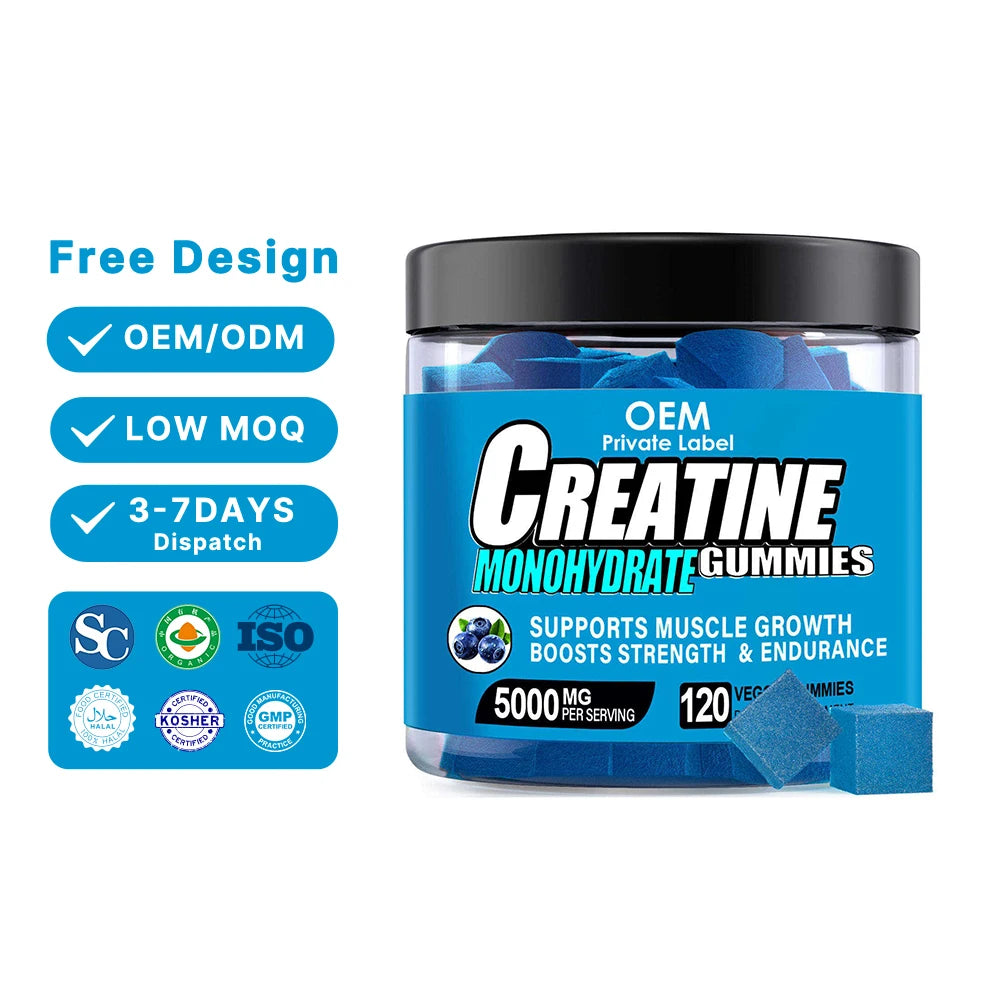 Creatine Monohydrate Gummies 5000mg High Potency